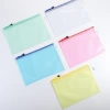 A4 transparent file bag, zipper document bag, plastic file grid, test paper, multi-layer storage, fresh and cute for both men and women Application Scenario